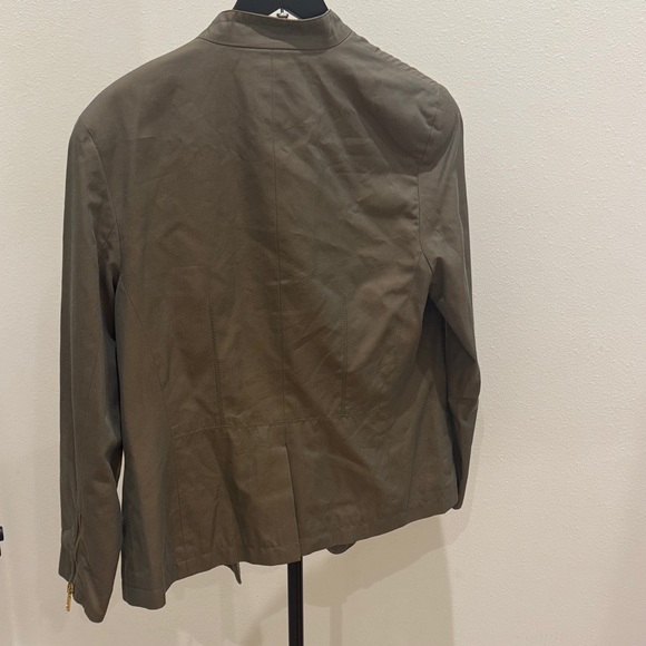 Lafayette 148 New York Khaki Utility Jacket - Picture 3 of 3